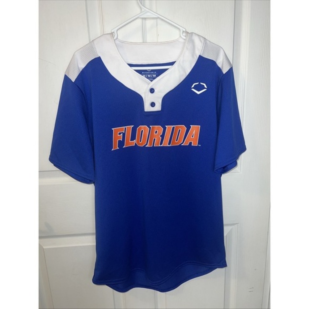 Evoshield Women's Florida Gators #10 Blue Baseball Size Medium Jersey